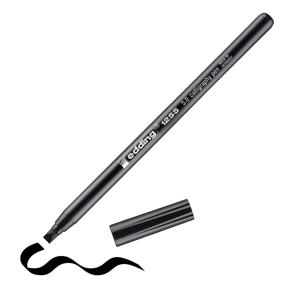 edding 1255 Calligraphy 5.0 BK PK10