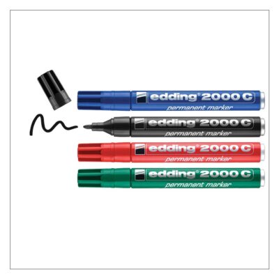 edding 2000C Permanent Marker ASTD PK4