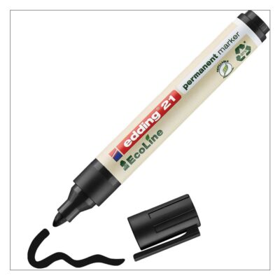 edding 21 EcoLine Perm BT Mrkr BK PK10