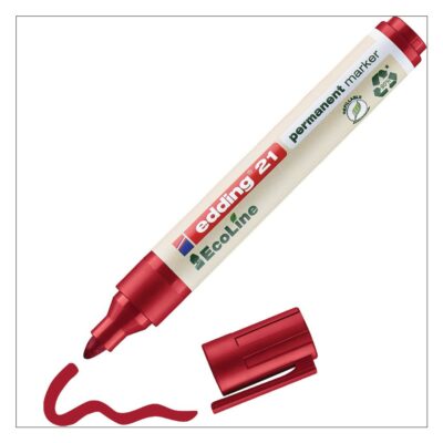 edding 21 EcoLine Perm BT Mrkr RD PK10