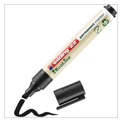 edding 22 EcoLine Perm CT Mrkr BK PK10