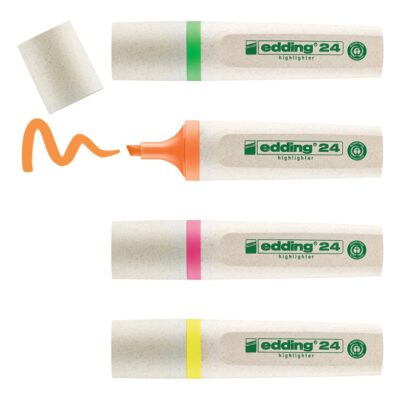 edding 24 Ecoline Highlighter AST PK4