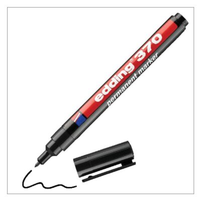 edding 370 Permanent Marker BK PK10