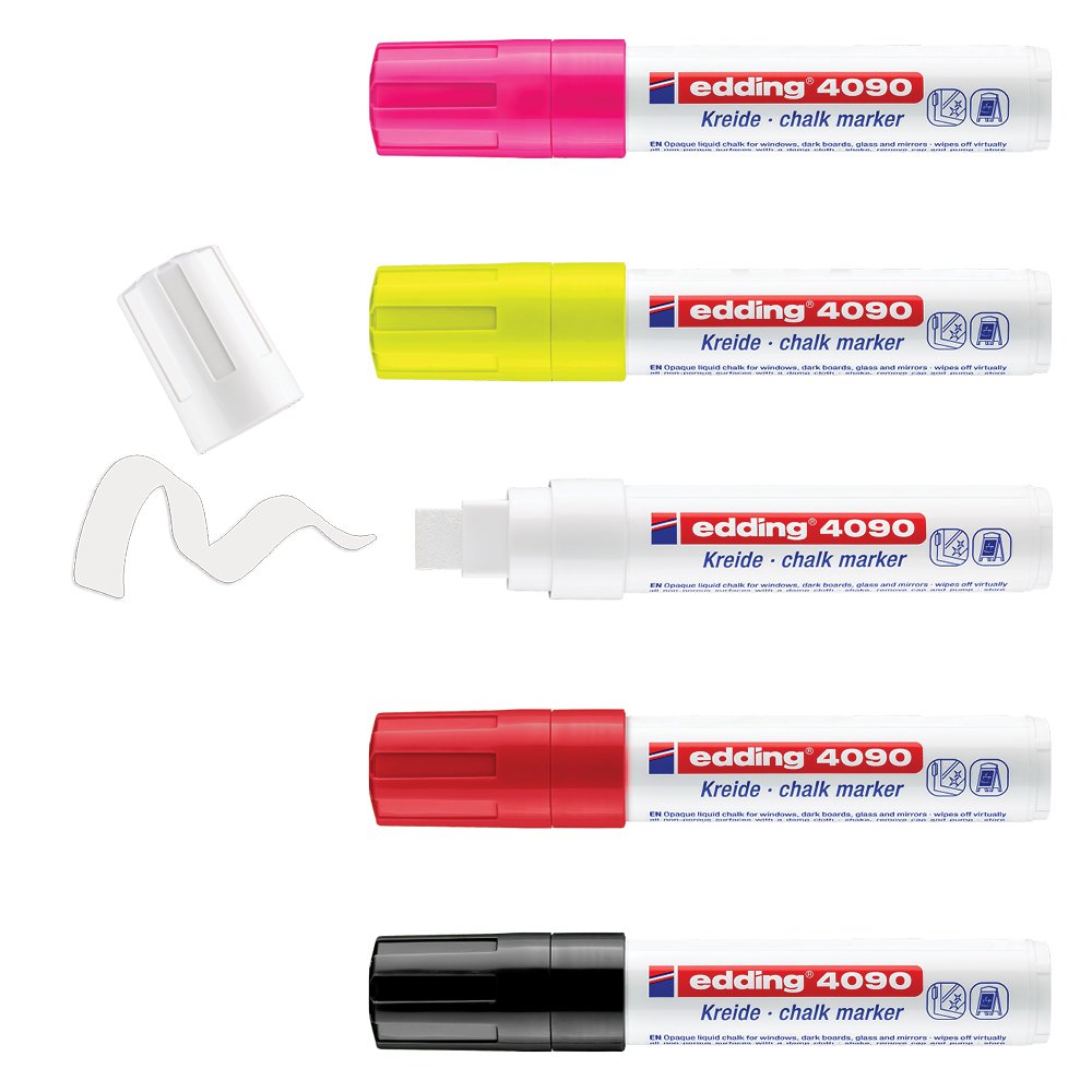 edding 4090 Chalk Marker Asst PK5
