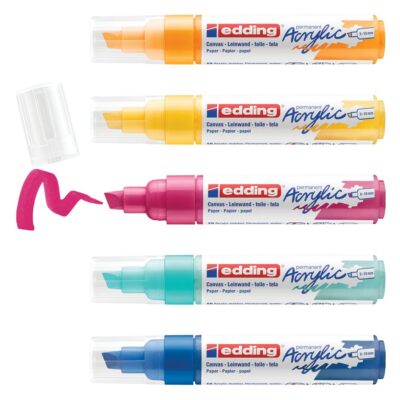 edding Acrylic Abstract Asst Mrkr PK5