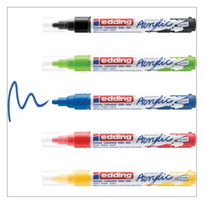 edding Acrylic Basic Asst Mrkr PK5