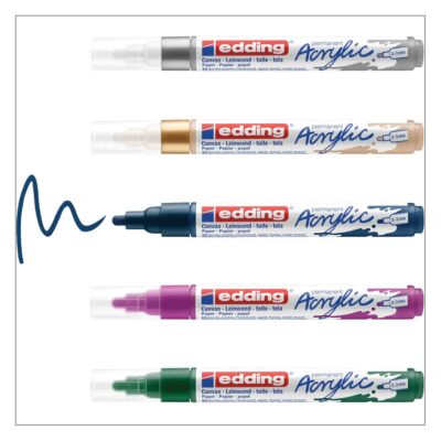 edding Acrylic Festive Asst Mrkr PK5