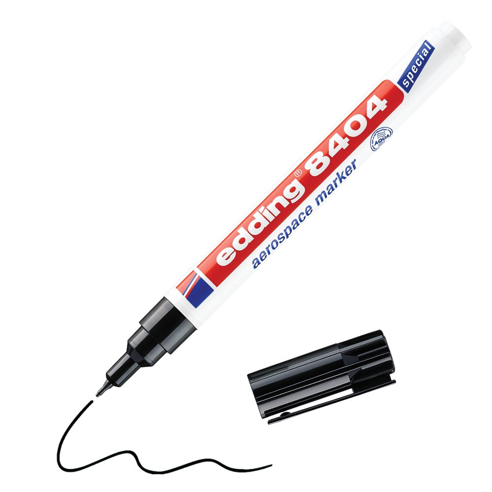edding 8404 Aerospace Marker BK PK10
