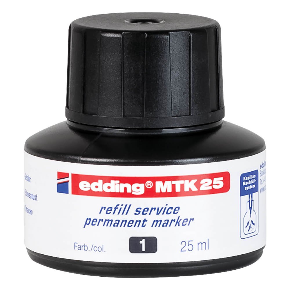 edding 25 MTK Refill Perm Mrkr BK