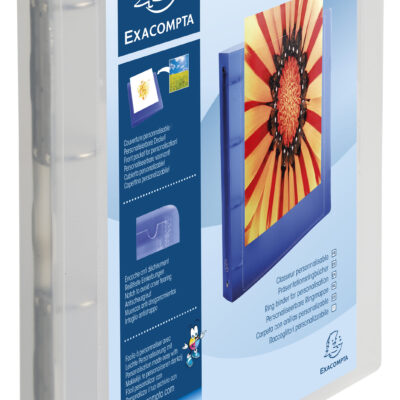 Exa Pres 4O Binder A4 40mm Clear PK12