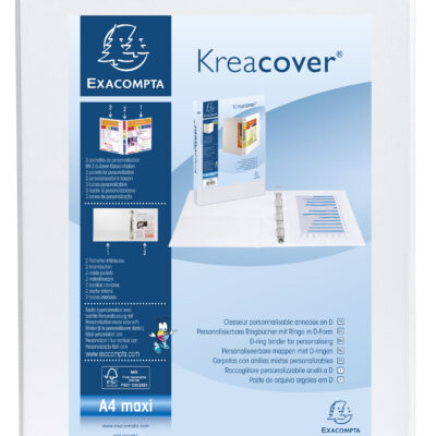 Exacompta Pres Bndr2D 25mm A4 WH PK10