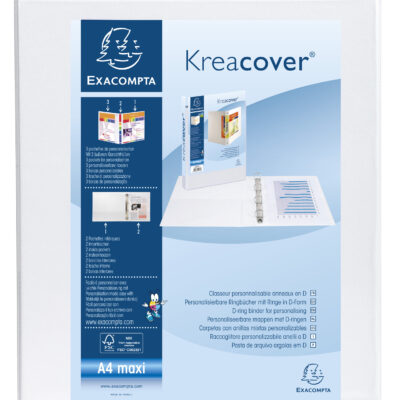 Exa Pres Binder 4D 40mm A4 WH PK10