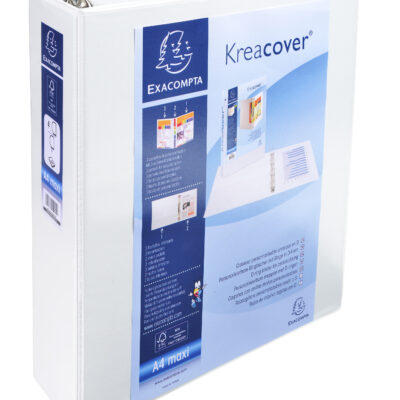 Exa Pres 4D Binder A4 90mm WH PK10