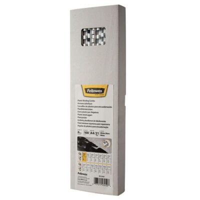 Plastic Binding Combs A4 6mm WT (PK100)