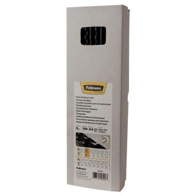 Plastic Binding Combs A4 8mm BK(PK 100)