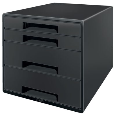 Leitz Recycle 4 Drawer Unit Black