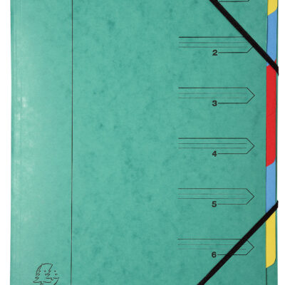 Europa 7 Part Organiser Green