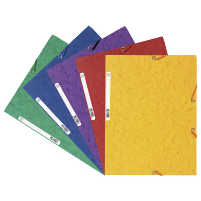 Europa 3 Flap Folders 24x32cm Asst PK10