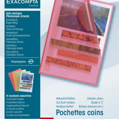 ValueX Cut Flush Folder A4 PP Asstd PK10