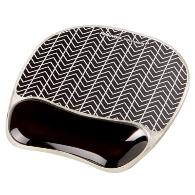 Fellowes Chevron Mousepad Wrist Sup