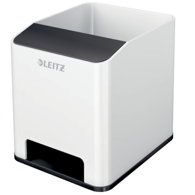 Leitz WOW Pen Holder White and Black