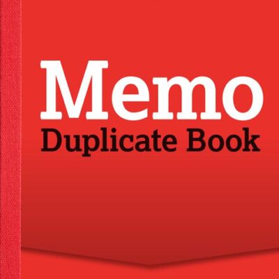 Silvine Dup Book Rule 81/4x5in PK6