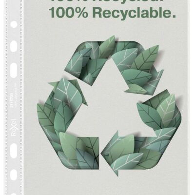 Rexel Pocket Recycled PP 70mic A5 PK50