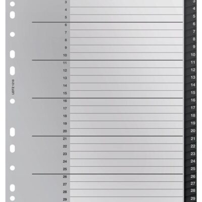 Leitz Recycled PP Index 1-31 A4