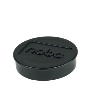 Nobo Whiteboard Magnets 38mm Black PK10