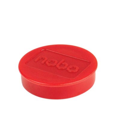 Nobo Whiteboard Magnets 38mm Red PK10