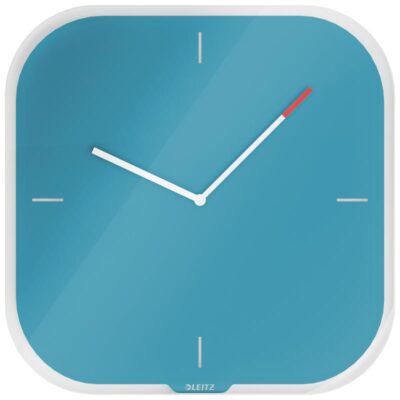 Letiz Cosy Glass Clock Calm Blue