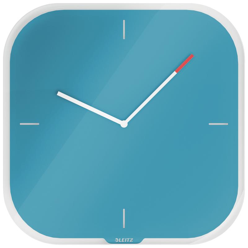 Letiz Cosy Glass Clock Calm Blue
