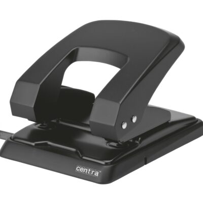 Centra Hole Punch 40 Sheets Black