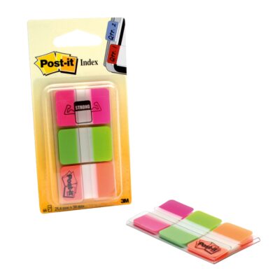 PostIt Index Flags 25mm Strong 66 Tabs 3