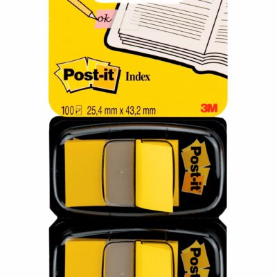 Post-It Index Disp Dual Pack Yell PK100