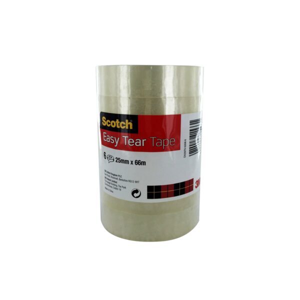 Scotch 508 Clr Tape 25mmX66m PK6