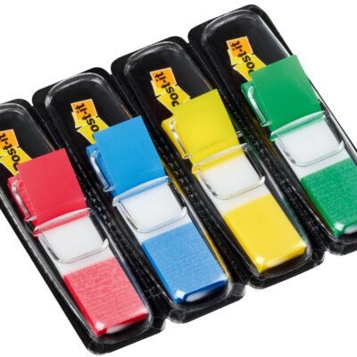 PostIt Index Flags 12mm 140 Tabs 4 Assor