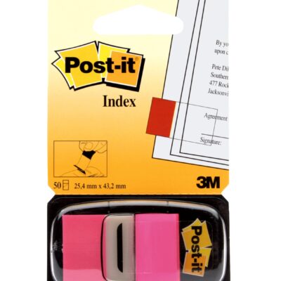 Post-it Index Flags 25mm 50 Tabs PK PK12