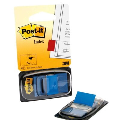 Post-it Index Flags 25mm 50 Tabs BL PK12