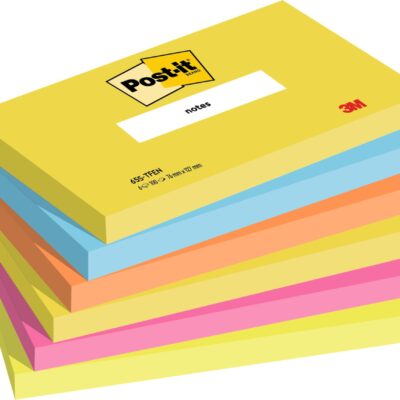 Post-it Energ Col 76x127mm 655TF PK6