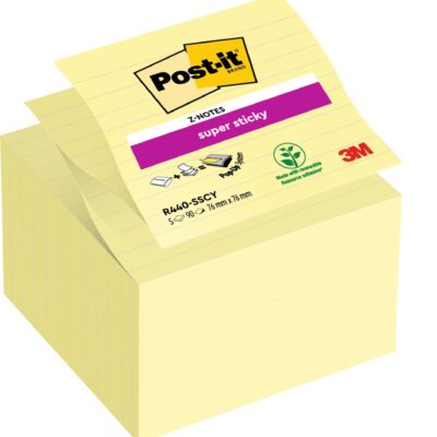 Post-it SS Z Nt Large 101x101 Canary PK5