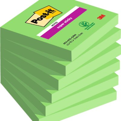 Post-it SSticky 76x76mm Asparagus PK6