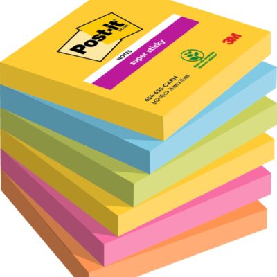 Post-it SS Notes 76x76 Carnival 654 PK6
