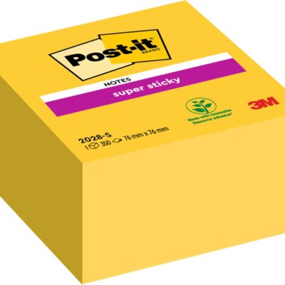 Post-it Super Sticky Notes Cube 76x76mm