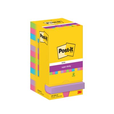 Post-it SS Rem 76x76mm Ultra Asst PK12