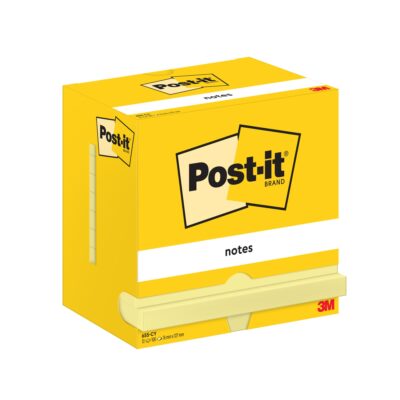 Post-it Notes 76x127mm Canary PK12