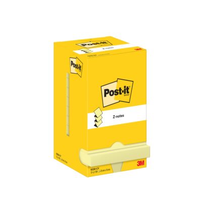 Post-It Z-Notes 76x76mm Canary PK12