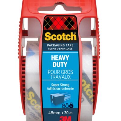 Scotch Pack Tape Clr Extra Res+Disp PK1