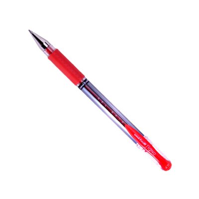 Uni Signo Gel R/Ball Grip RD PK12