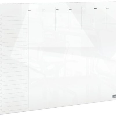 Nobo Glass Planner Wboard 430x560mm